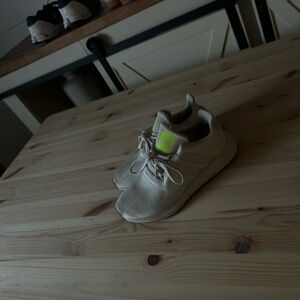 adidas Cream and Neon Yellow Sneakers